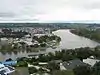 Wanganui and the Whanganui River, from Durie Hill.