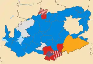 1991 results map