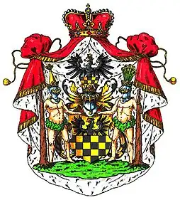 Coat of arms of Wilhelm Malte I as Prince of Rügen.