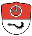 Gaggenau coat of arms, 1938–1958, after annexation of Ottenau