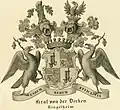 Count Johann Friedrich von der Decken bought Ringelheim in 1817. In 1833 he was honored with the title Graf. The title continues with agnatic primogeniture and Salic law like the order of succession in the House of Hanover and in the House of Liechtenstein.