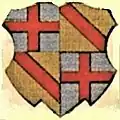 Coat of arms of Otto III, part of the table of coats of arms of the bishops of Constance by Franz Xaver Stiehle