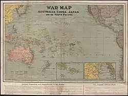 A c. 1914–18 Australian map showing the Anson Archipelago