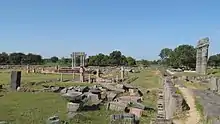 Ruins within the main fort complex