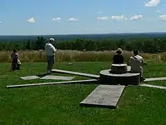 Solstice stones on Holt Hill summit