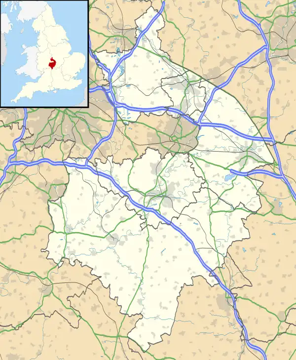 Cubbington is located in Warwickshire