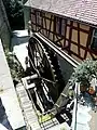 Half-timbered water mill, now private house near the Altes Schloss, Meersburg