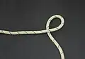 1. Make a half hitch