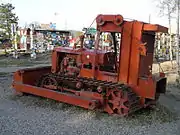 Abandoned bulldozer