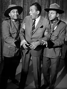 Two mounties capture Ed Sullivan