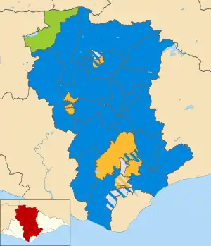 2007 results map