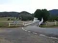 The main bridge spanning the Goodradigbee River going into Wee Jasper