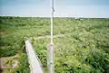 View of the boardwalk leading to the Preserve's observation tower