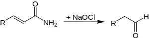 Weermann degradation general unsattuered carbonic acid amides