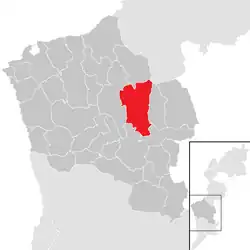 Location within Oberwart district