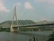 Image 18The Veterans Memorial Bridge carries US 22 from Weirton WV into Ohio. (from West Virginia)