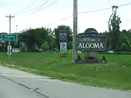 Welcome sign