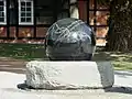 Globe Spring in front of the Old Mission House