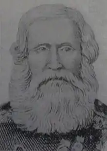 Photo of a bearded Wenceslao Paunero