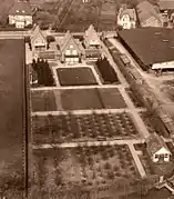 Factory estate with gardens 1956