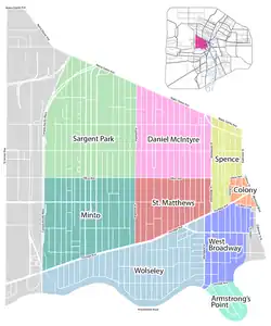 All the neighborhoods in West End