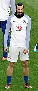 Davide Zappacosta in Chelsea colours, 2017