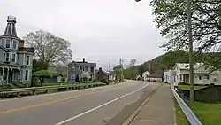 West Main Street of Rarden, Ohio.