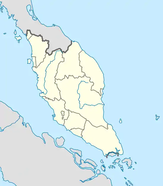 Ampangan is located in Peninsular Malaysia