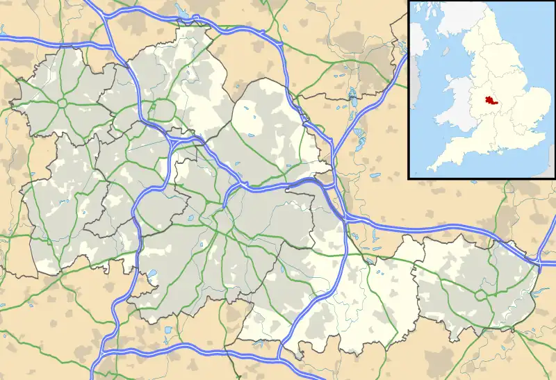 Allesley is located in West Midlands county