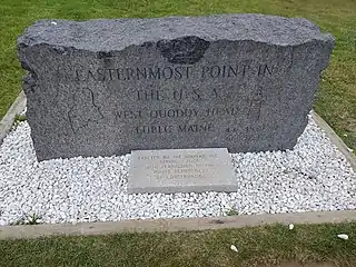 Most Eastern Point in the USA marker