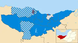 2011 results map