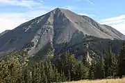 West Spanish Peak viewed from near Cordova Pass.