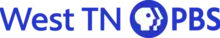 The words "West TN" in a slightly thinner blue font next to the PBS network logo.