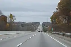 Interstate 70 southwest of Brownsville