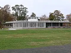 Pavilion, from the south