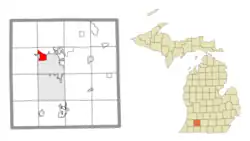 Location within Kalamazoo County