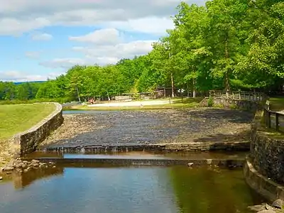 Dam spillway