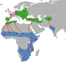 Map of range