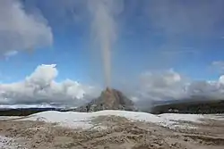 Erupting