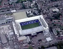  Aerial view of White Hart Lane stadium