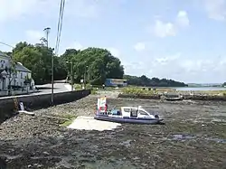 Whitegate waterfront at low tide