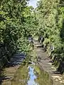 Looking upstream from Brenan Street, Lilyfield, 2023