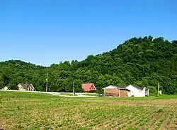 Buildings along SR 56 in Whitleyville