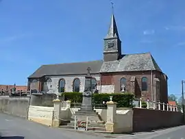 The church of Wicquinghem