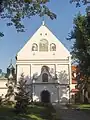 The monastery courtyard