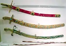 Jeweled Ottoman sabres