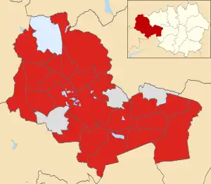 2011 results map