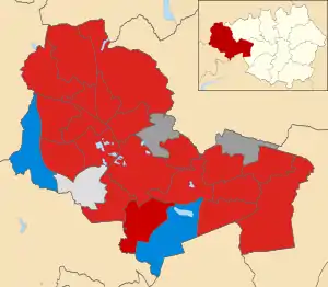 2019 results map