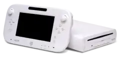 A white Wii U console and GamePad