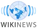 The current Wikinews logo